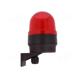 Signaller: lighting | continuous light | red | 24VDC | 24VAC | IP65