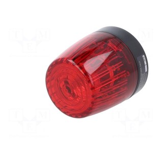 Signaller: lighting | continuous light | red | NE-A | 24VDC | IP65