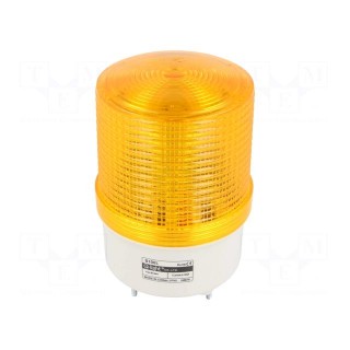 Signaller: lighting | continuous light,blinking light | amber