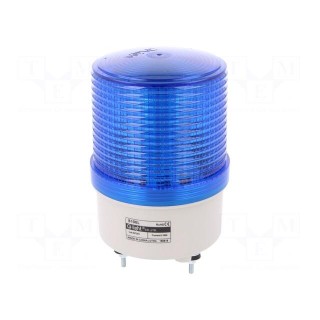 Signaller: lighting | continuous light,blinking light | blue | S100