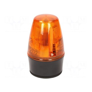 Signaller: lighting | continuous light,blinking light | orange