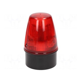 Signaller: lighting | continuous light,blinking light | red | IP65