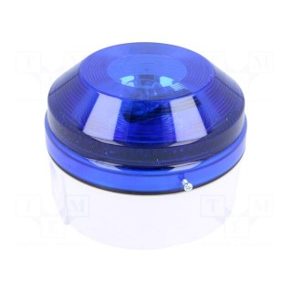 Signaller: lighting | flashing light | blue | Series: X195 | IP65 | 250g
