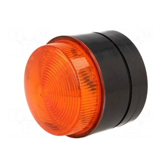 Signaller: lighting | flashing light | orange | Series: X80 | IP67