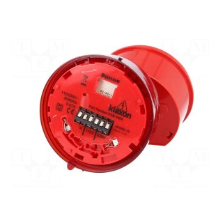 Signaller: lighting | flashing light | red | Sonos | 110/230VAC | IP65