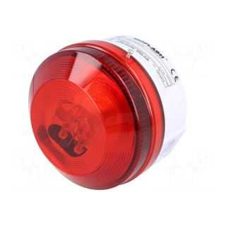 Signaller: lighting | flashing light | red | Series: X195 | 180÷250VAC