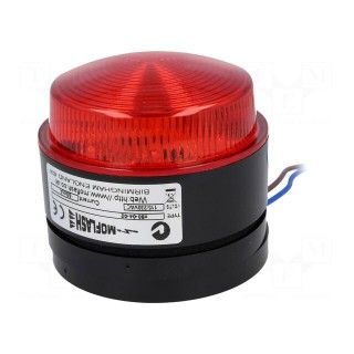 Signaller: lighting | flashing light | red | Series: X80 | 85÷265VAC