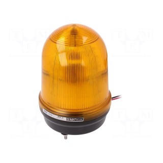 Signaller: lighting | flashing light,continuous light | amber
