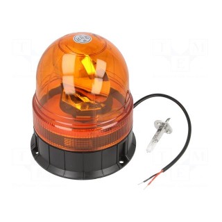 Signaller: lighting | orange | 12/24VDC | IP56 | Mounting: screw type