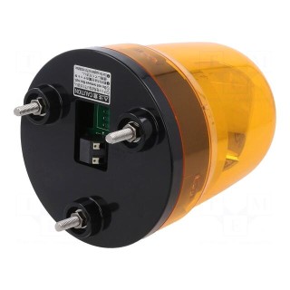 Signaller: lighting | rotating light | amber | SKH | 10÷30VDC | IP23