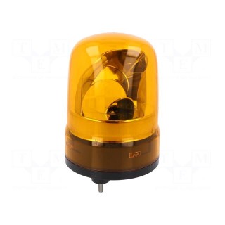 Signaller: lighting | rotating light | amber | SKH | 90÷250VAC | IP23
