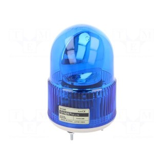 Signaller: lighting | rotating light | blue | Series: S100 | 24VDC