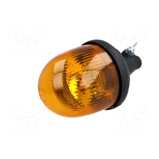 Signaller: lighting | rotating light | orange | Series: LBB | 12/24VDC