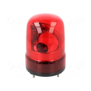 Signaller: lighting | rotating light | red | SKH | 10÷30VDC | IP23