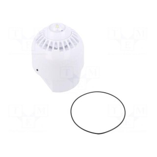 Signaller: lighting-sound | 17÷60VDC | horn,flashing light | LED