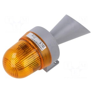 Signaller: lighting-sound | 24VDC | 24VAC | horn,continuous light