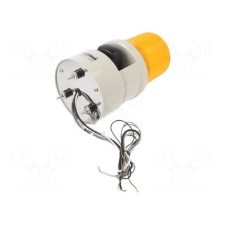 Signaller: lighting-sound | 24VDC | siren,flashing light | amber