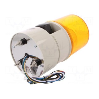 Signaller: lighting-sound | 24VDC | siren,rotating light | amber
