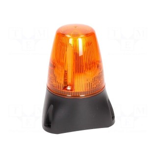 Signaller: lighting-sound | 35÷85VDC | 35÷85VAC | LED x8 | orange