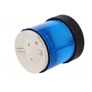 Signaller: lighting | bulb BA15D | blue | Usup: 0÷250VDC | IP65 | Ø70mm