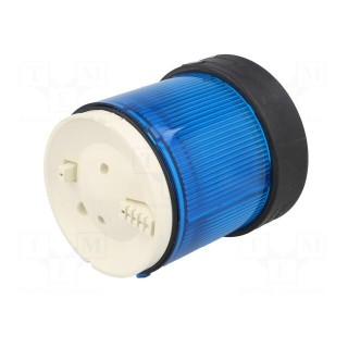 Signaller: lighting | bulb BA15D | blue | Usup: 24÷48VDC | Usup: 24VAC
