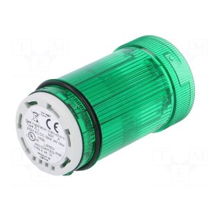 Signaller: lighting | bulb BA15D | green | Usup: 12÷250VDC | IP66