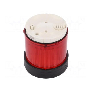 Signaller: lighting | bulb BA15D | red | Usup: 0÷250VDC | IP65 | Ø70mm