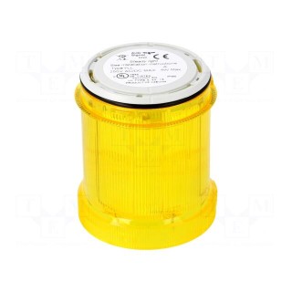 Signaller: lighting | bulb BA15D | yellow | Usup: 12÷250VDC | IP66
