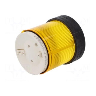 Signaller: lighting | bulb BA15D | yellow | Usup: 24÷48VDC | IP65