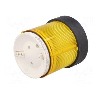 Signaller: lighting | bulb BA15D | yellow | Usup: 48÷230VAC | IP65