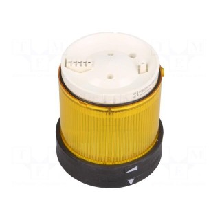 Signaller: lighting | bulb BA15D | yellow | Usup: 48÷230VAC | IP65