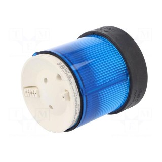 Signaller: lighting | LED | blue | Usup: 24VDC | Usup: 24VAC | IP65 | Ø70mm