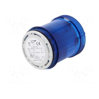 Signaller: lighting | LED | blue | Usup: 24VDC | Usup: 24VAC | IP66
