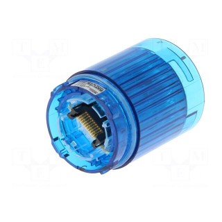 Signaller: lighting | LED | blue | 24VDC | IP65 | Ø40x50mm | LR | -20÷50°C