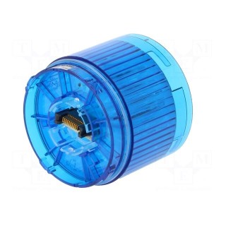 Signaller: lighting | LED | blue | 24VDC | IP65 | Ø60x50mm | LR6 | -20÷50°C