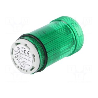 Signaller: lighting | LED | green | Usup: 24VDC | Usup: 24VAC | IP66
