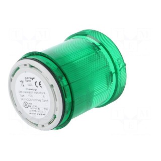 Signaller: lighting | LED | green | Usup: 24VDC | Usup: 24VAC | IP66