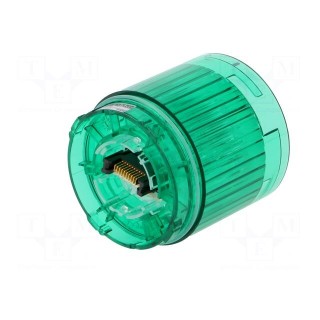 Signaller: lighting | LED | green | 24VDC | IP65 | Ø50x50mm | LR5