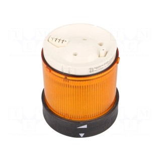 Signaller: lighting | LED | orange | Usup: 230VAC | IP65 | Ø70mm