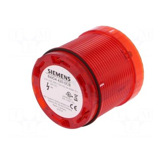 Signaller: lighting | LED | red | Usup: 24VDC | Usup: 24VAC | IP65