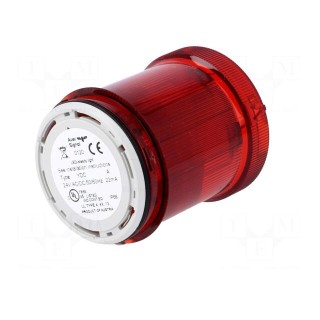 Signaller: lighting | LED | red | Usup: 24VDC | Usup: 24VAC | IP66