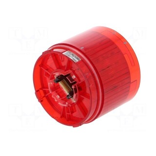 Signaller: lighting | LED | red | 24VDC | IP65 | Ø60x50mm | LR6 | -20÷50°C