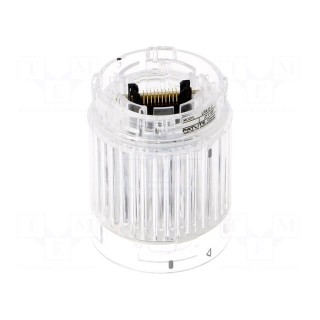 Signaller: lighting | LED | white | 24VDC | IP65 | Ø40x50mm | LR | -20÷50°C