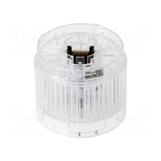 Signaller: lighting | LED | white | 24VDC | IP65 | Ø60x50mm | LR6