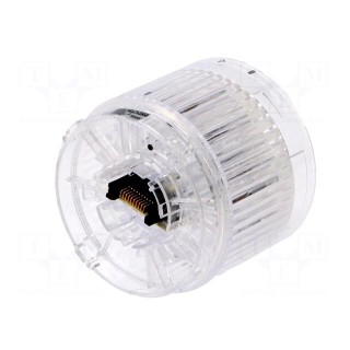 Signaller: lighting | LED | white | 24VDC | IP65 | Ø60x50mm | LR6
