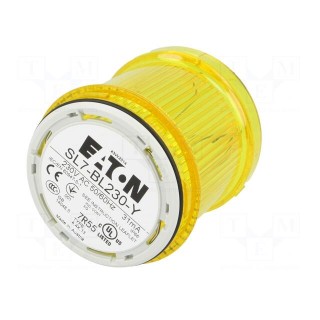 Signaller: lighting | LED | yellow | Usup: 230÷240VAC | IP66 | 2Hz
