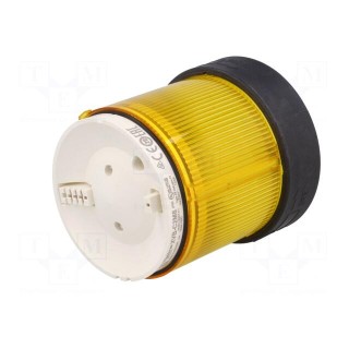 Signaller: lighting | LED | yellow | Usup: 230VAC | IP65 | Ø70mm