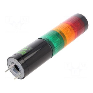 Signaller: signalling column | LED | green / orange / red | 24VDC