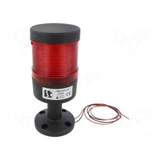 Signaller: signalling column | LED | red | Usup: 230VAC | IP65