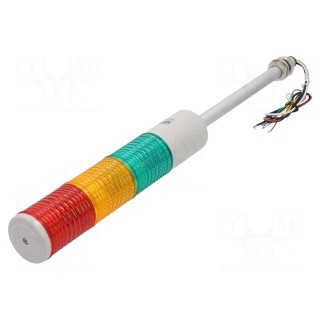 Signaller: signalling column | LED | red/amber/green | 24VDC | IP44
